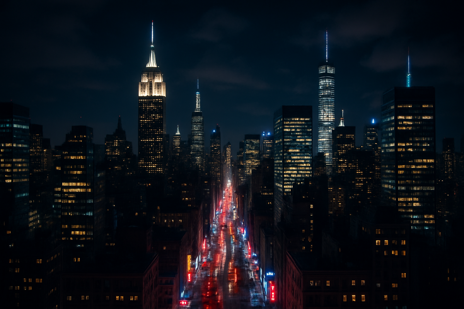 Nyc at night